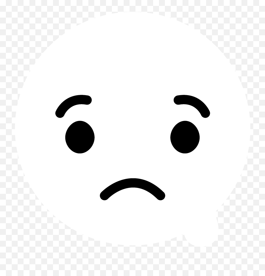 Facebook Sad Logo Png Transparent Svg - Sad Logo Emoji,Facebook Logo White