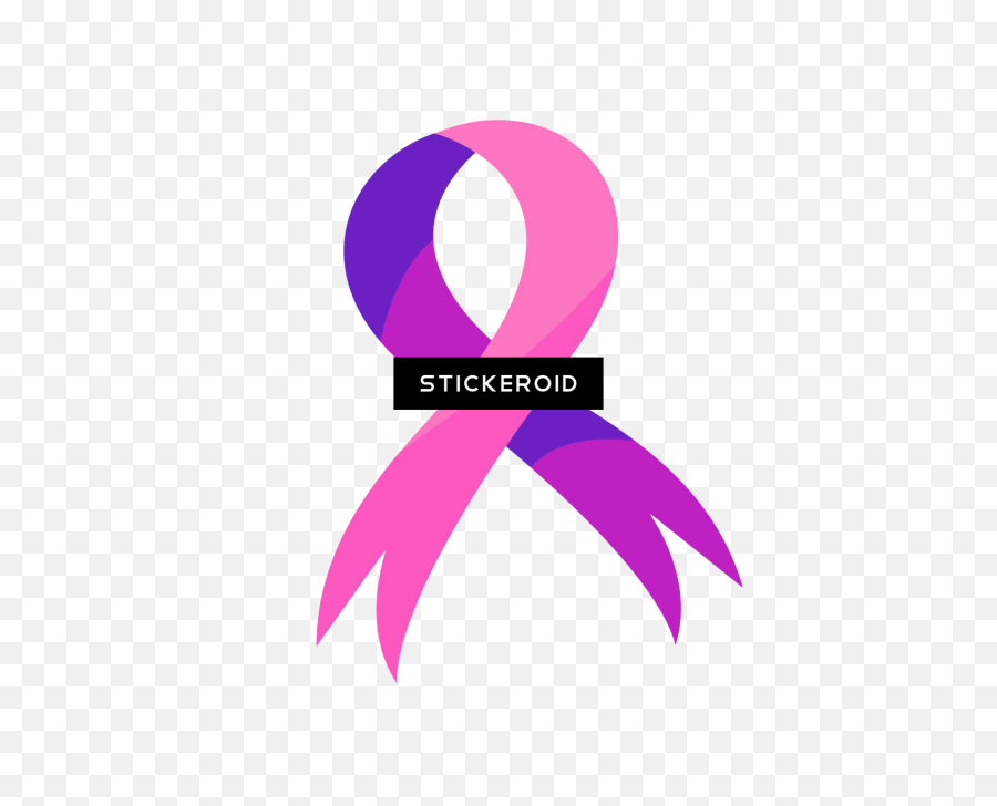 Breast Cancer Ribbon Clipart - Full Size Clipart 3003305 Girly Emoji,Cancer Ribbon Clipart