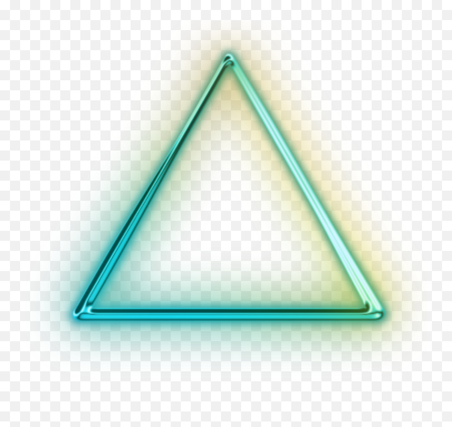 Triangle Png - Glowing Triangle Transparent Png Emoji,Triangle Png