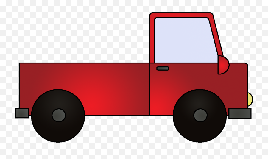 Clipart Toys Pickup Clipart Toys - Transparent Red Truck Clipart Emoji,Pickup Truck Clipart