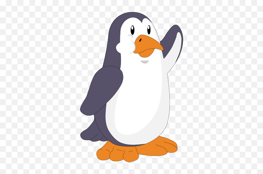Funny Penguin Clipart 2 Image - Clipartingcom Penguin Waving Clipart Free Emoji,Penguin Clipart