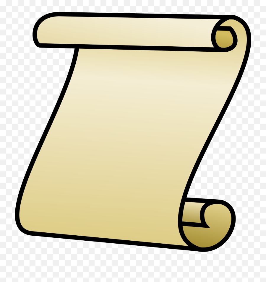 Paper Clipart Papyrus - Paper Roll Clip Art Png Download Paper Scroll Clipart Emoji,Paper Clipart