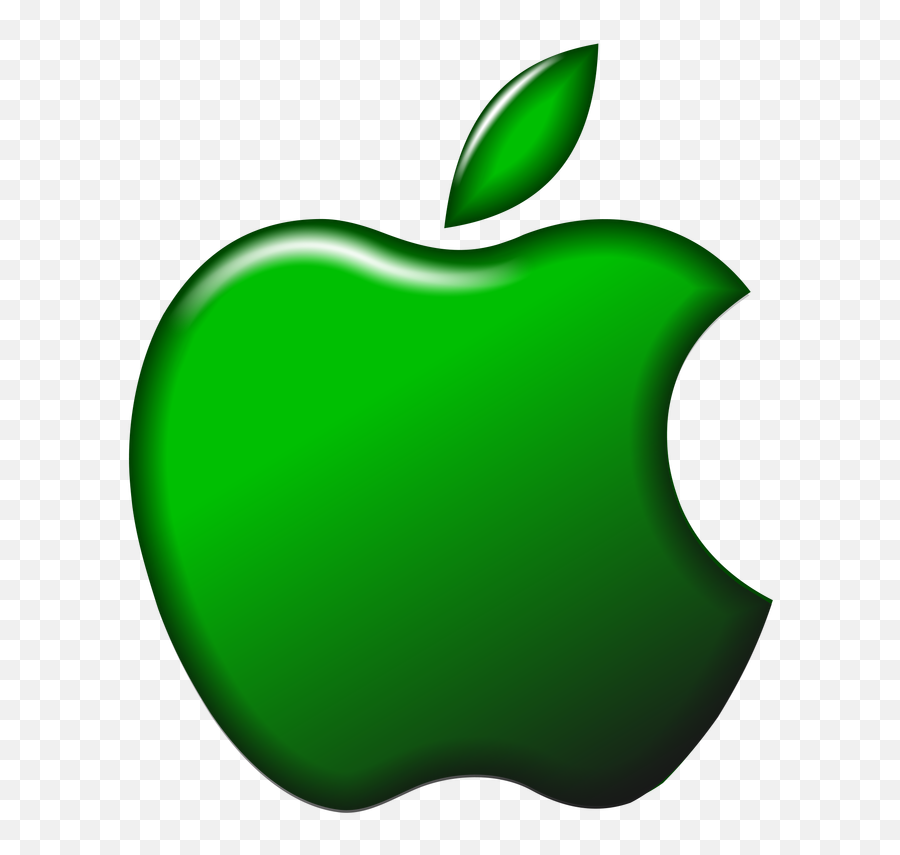 Apple Logo - Apple Logo Green Color Emoji,Logo Apple