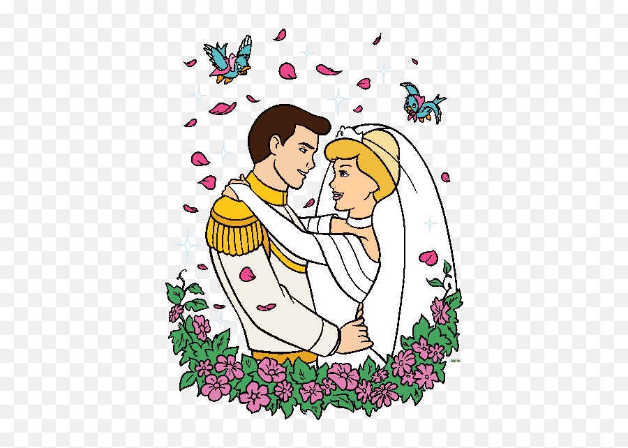 Disney Weddings Clip Art Disney Clip Art Galore - Disney Princess Wedding Clipart Emoji,Wedding Clipart