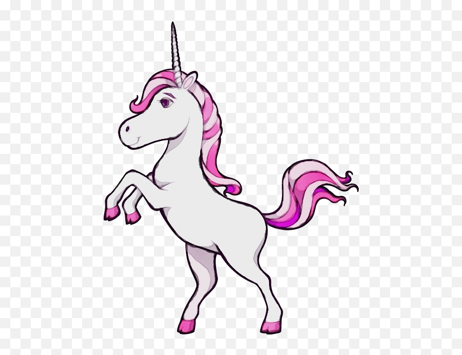 Invisible Pink Unicorn Stock Illustration Vector Graphics - Moving Unicorns Emoji,Free Unicorn Clipart