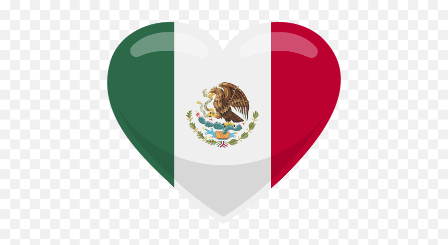 Mexico Heart Flag - Mexican Flag Heart Emoji,Mexico Png