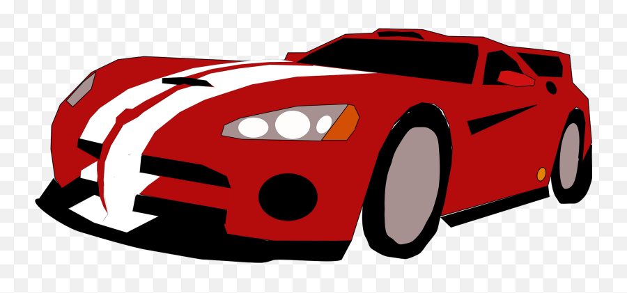 Red Viper Car Clipart Free Download Transparent Png - Dodge Viper Emoji,Red Race Car Clipart