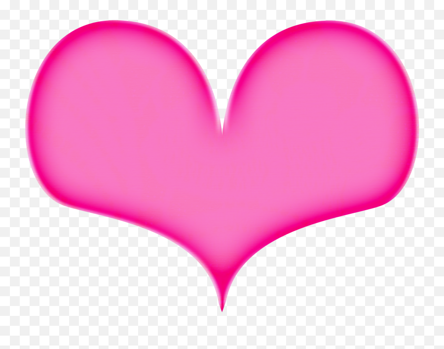 Free Heart Clipart - Hot Pink Heart Clip Art Emoji,Heart Clipart