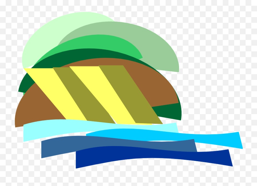 Mountain River Clipart - Horizontal Emoji,River Clipart