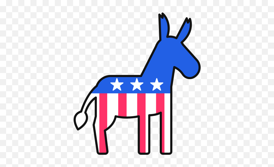 Democrat Emblem Donkey Icon Emoji,Democrat Donkey Png