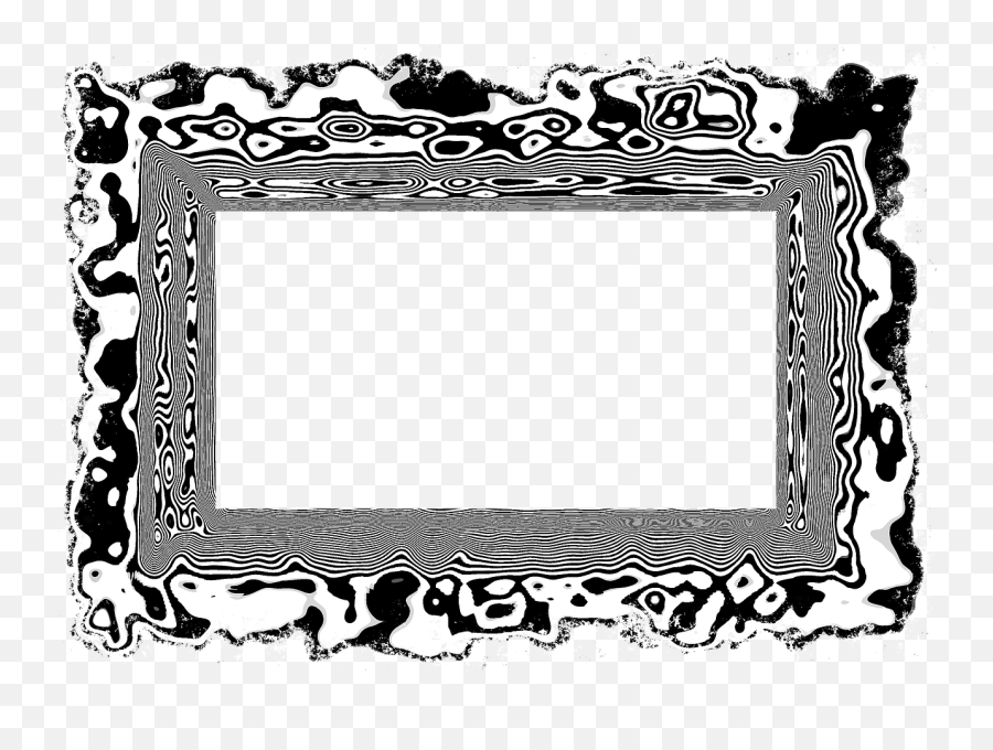 Framepicture Frameoutlineblackwhite - Free Image From Emoji,Black And White Frame Clipart