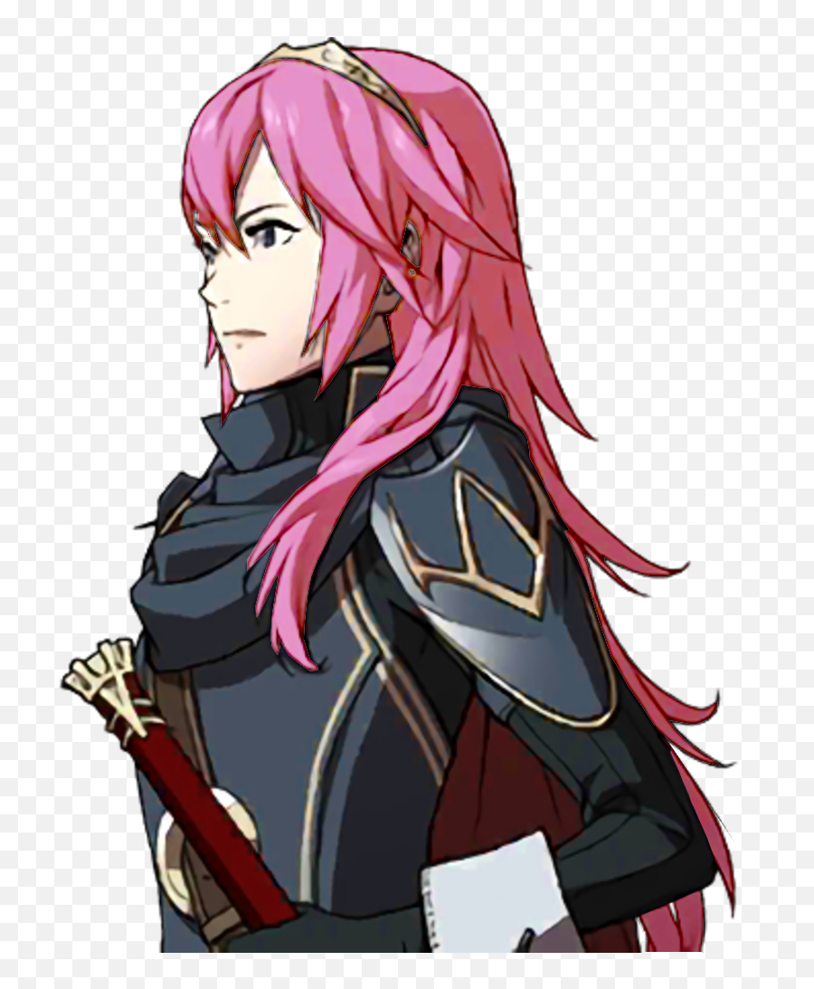 Gave Lucina Pink Hair Didnu0027t Realize That This Looks Like Emoji,Pink Hair Png