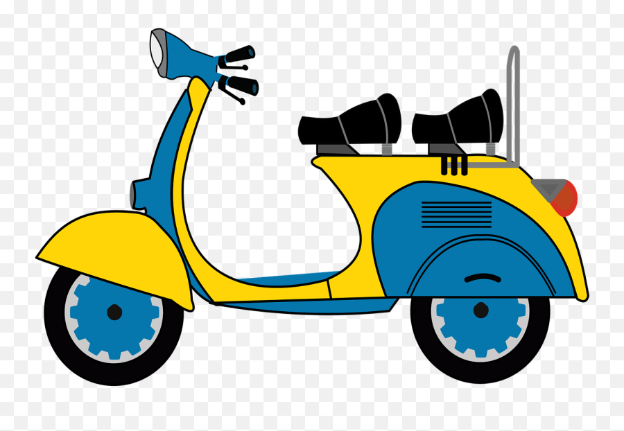 Motorcycle Scooter Vehicle - Free Vector Graphic On Pixabay Emoji,Car Engine Clipart