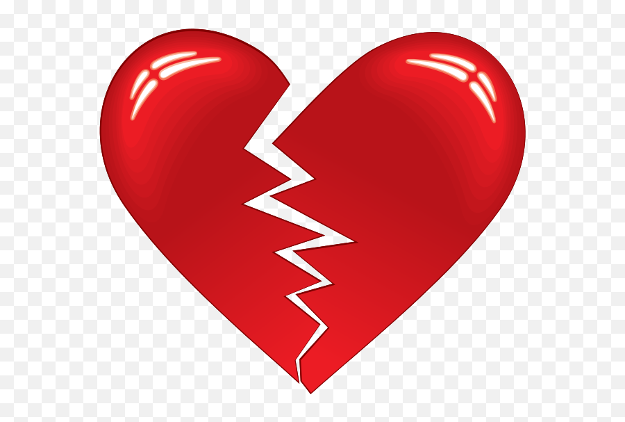 Free Heart Broken 1187692 Png With - Broken Heart Png Emoji,Broken Heart Png