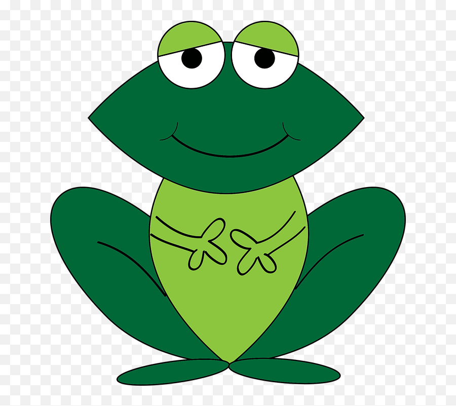Amphibian Animal Cartoon - Free Vector Graphic On Pixabay Emoji,Frog Jumping Clipart