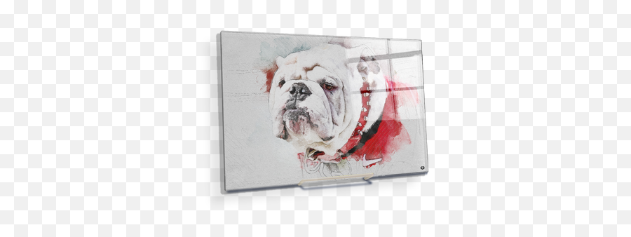 Georgia Bulldogs - Uga Painting Emoji,Georgia Bulldog Logo Images