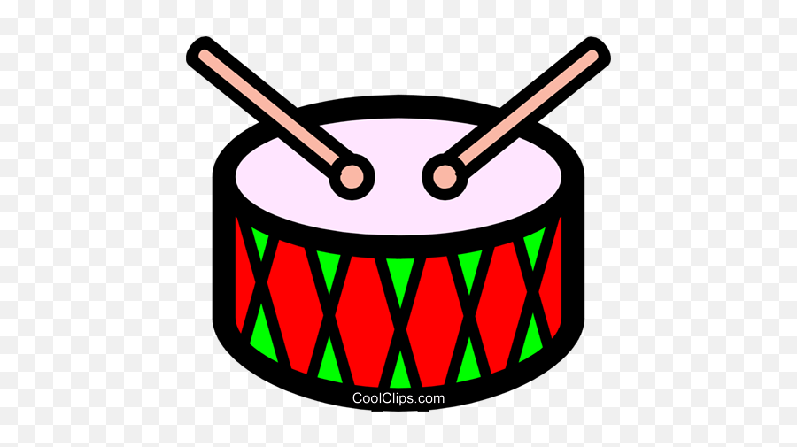Symbol Of A Drum Royalty Free Vector Clip Art Illustration Emoji,Drum Sticks Clipart