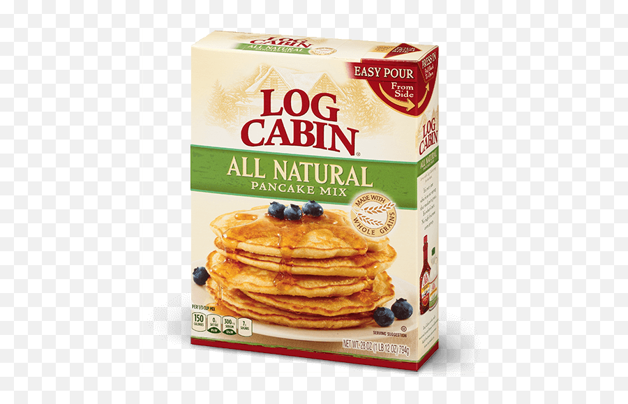 Log Cabin Traditional Syrups U0026 Pancake Mix Emoji,Pancakes Transparent Background