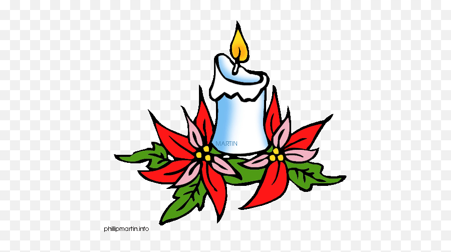 Christmas Eve Clipart - Transparent Background Christmas Candle Clipart Emoji,Christmas Eve Clipart