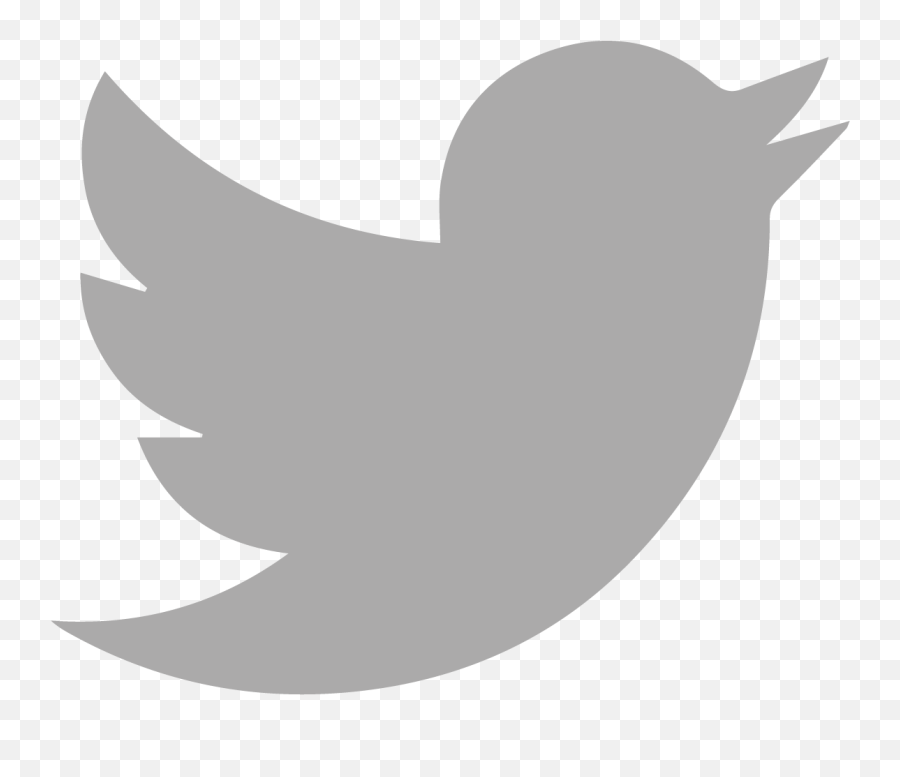 Twitter Icon Png Gray Download - Black Twitter Icon Png Transparent Background Emoji,Twitter Icon Png