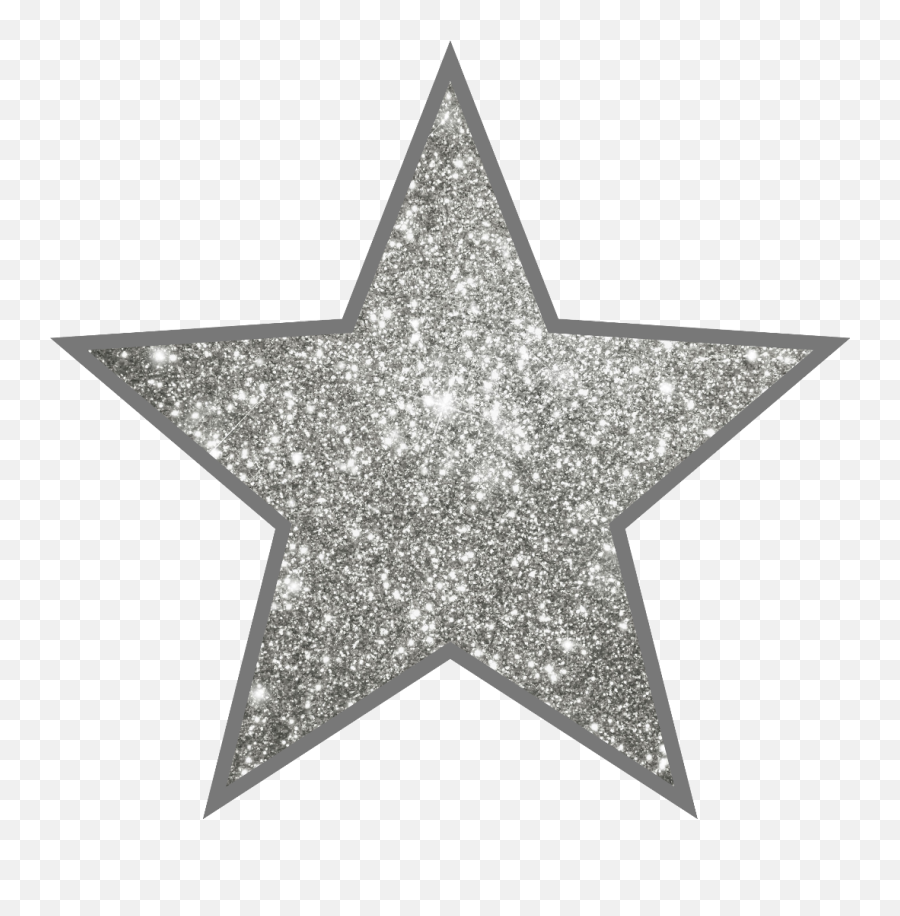 Free Transparent White Star Download Free Clip Art Free - Glitter Stars Png Silver Emoji,White Star Transparent
