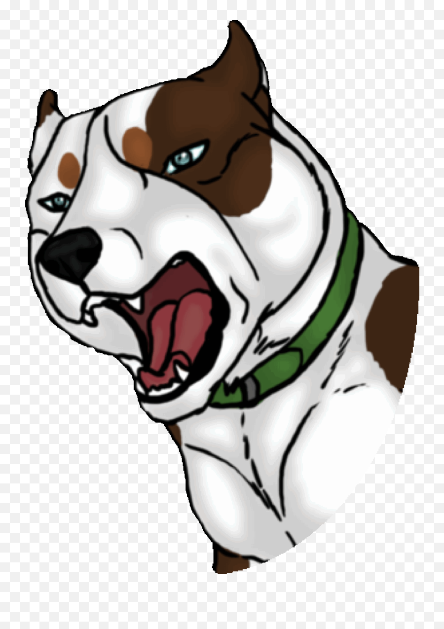 Pitbull Clipart Animation Transparent Hound Dog Cartoon - Pitbull Transparent Gif Emoji,Dog Clipart