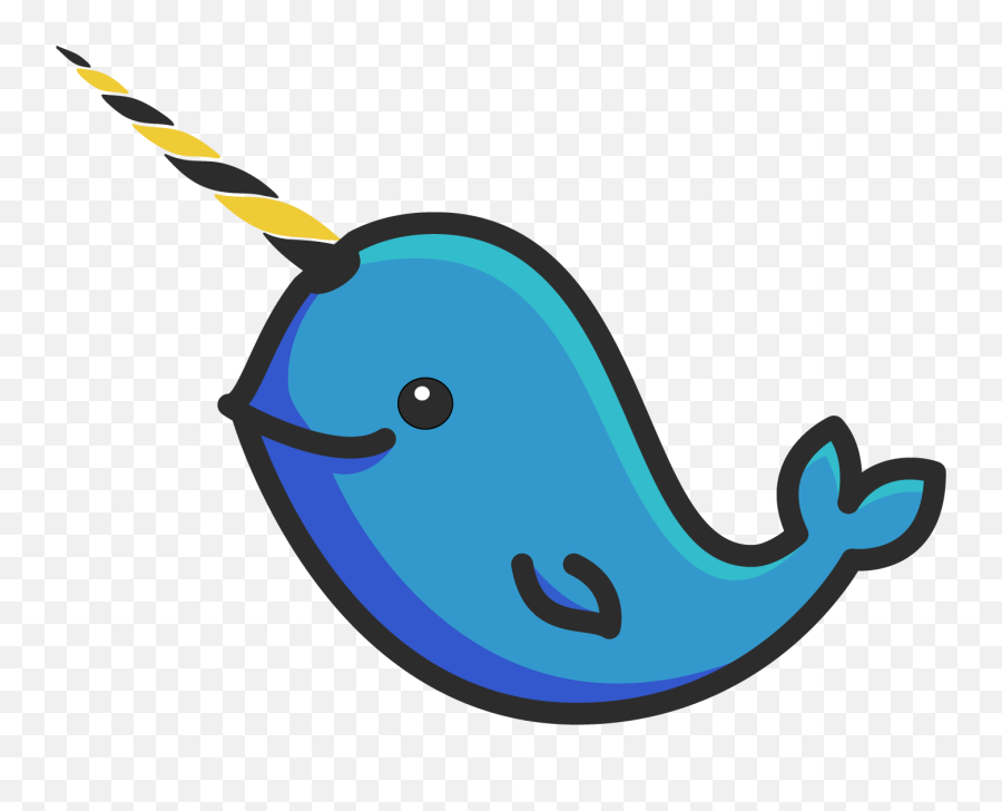 Narwhal Clipart - Narwhal Clip Art Transparent Emoji,Narwhal Clipart