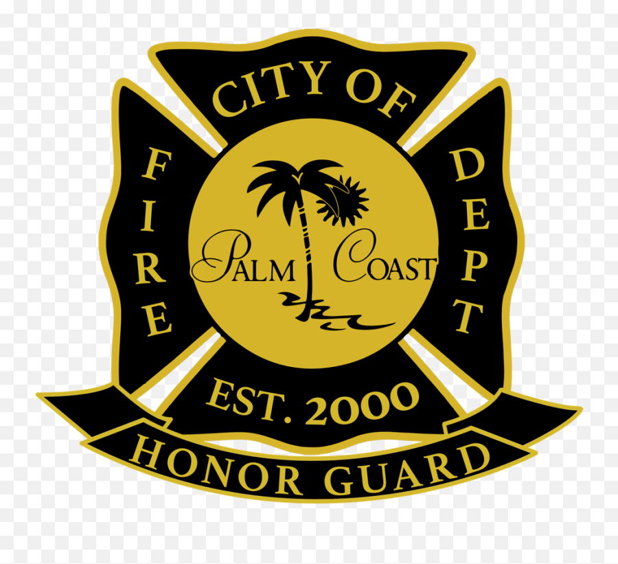Honor Guard City Of Palm Coast Florida - City Of Palm Coast Emoji,Fire Department Logo