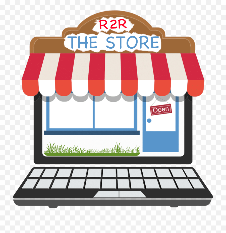 Computer Online Shop Clipart Png Image - Transparent Store Clipart Emoji,Shop Clipart