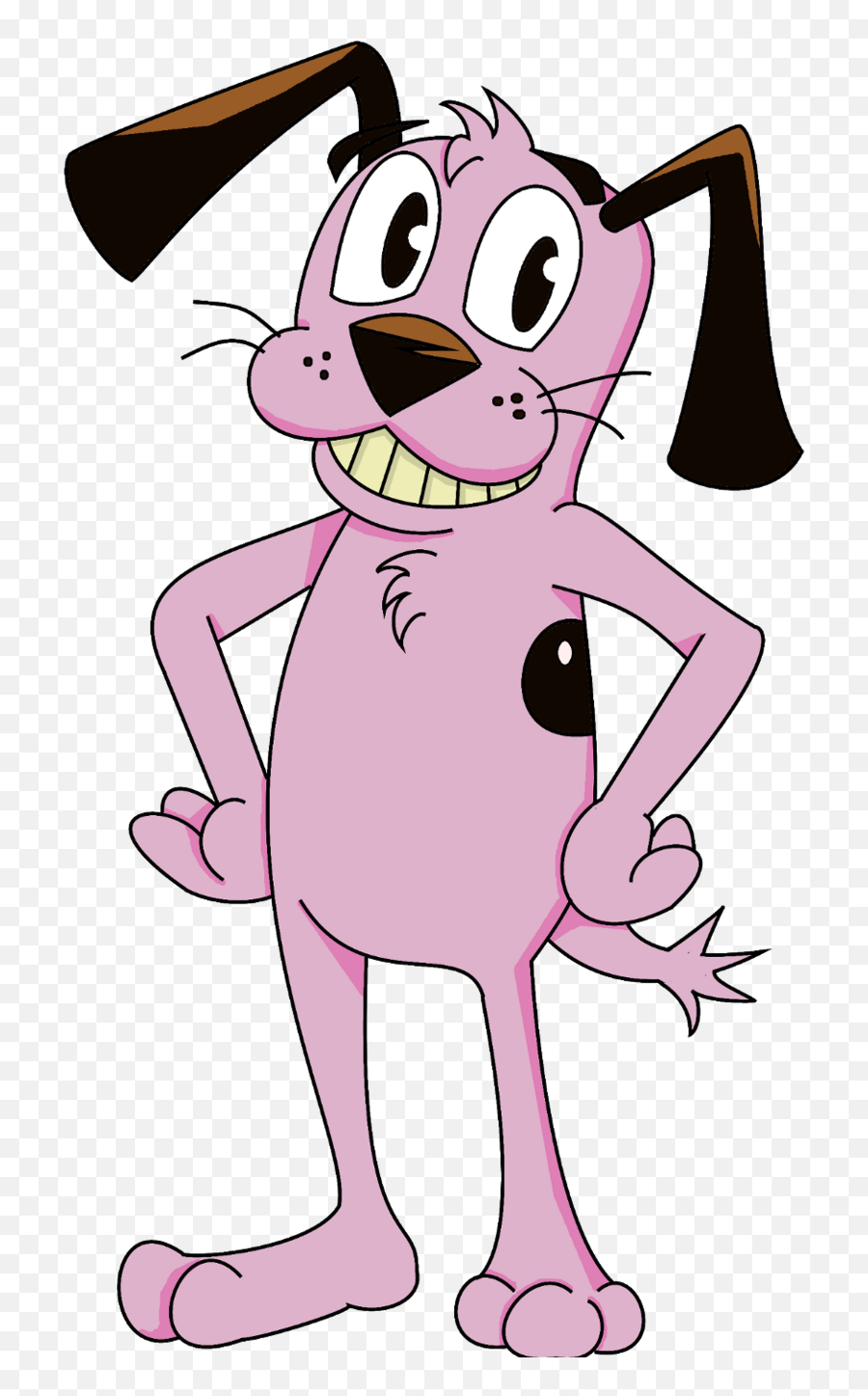Download Hd Courage The Cowardly Dog - Courage The Cowardly Dog Emoji,Courage The Cowardly Dog Png