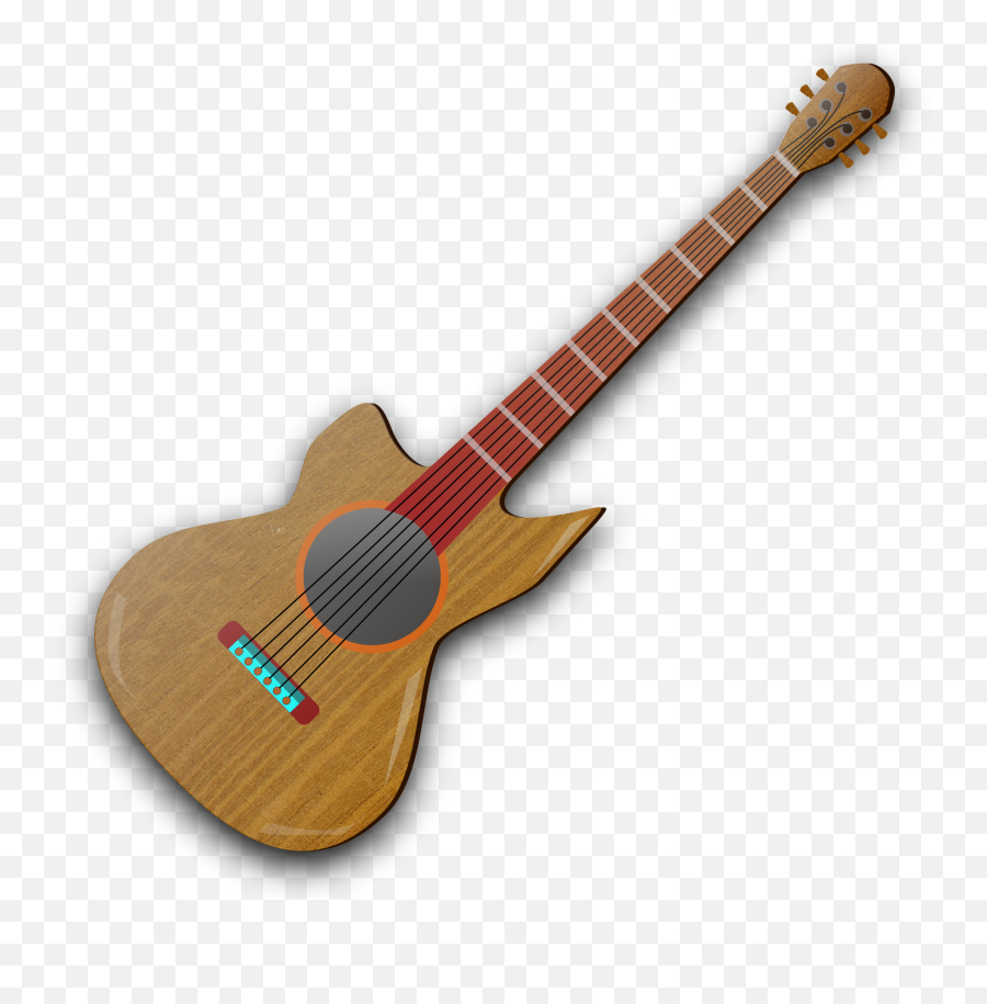 Clip Art Guitar Christmas Xmas Music Art - Clipart Best Gitar Müzik Aleti Emoji,Christmas Music Clipart