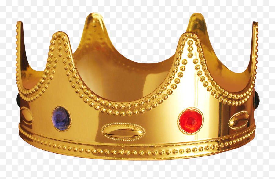 Gold Red Crown Png Image - Transparent King Helmet Png Emoji,Crown Png