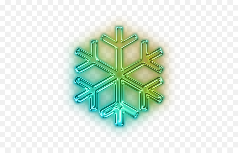 Green Snowflake Clipart - Vertical Emoji,Snowflake Clipart