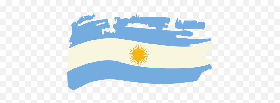 Argentina Brushy Flag Design - Animada Imagen Bandera Argentina Emoji,Argentina Flag Png