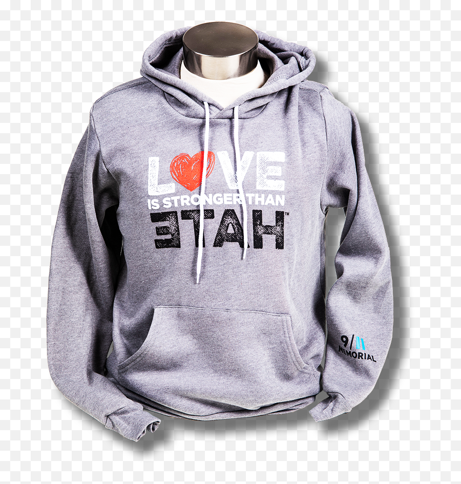 Love Is Stronger Than Hate Hooded - Hooded Emoji,Stronger Than Hate Logo