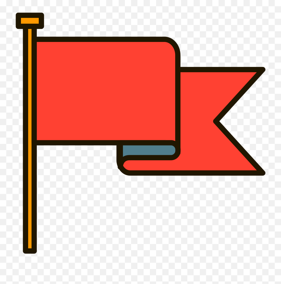 Flag Banner Clipart - Horizontal Emoji,Banner Clipart