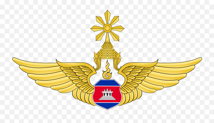 Royal Cambodian Air Force Wings Emoji,Air Force Wings Logo