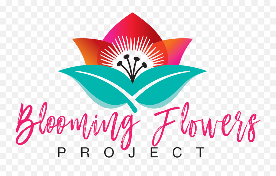 Blooming Flowers Project Emoji,Flowers Logo