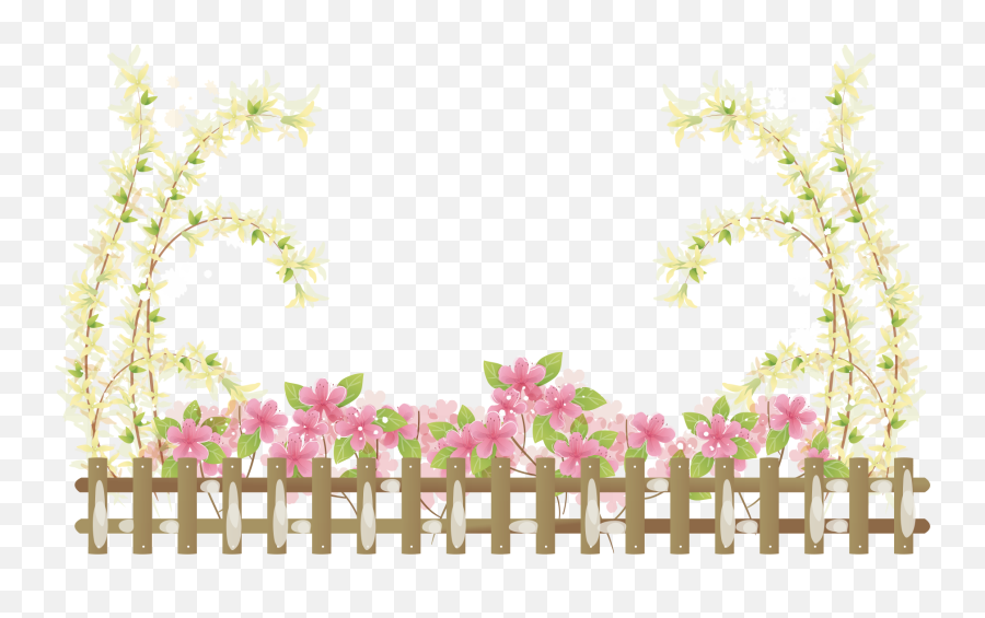 Paint Clipart Painting Fence Emoji,Painted Flowers Png