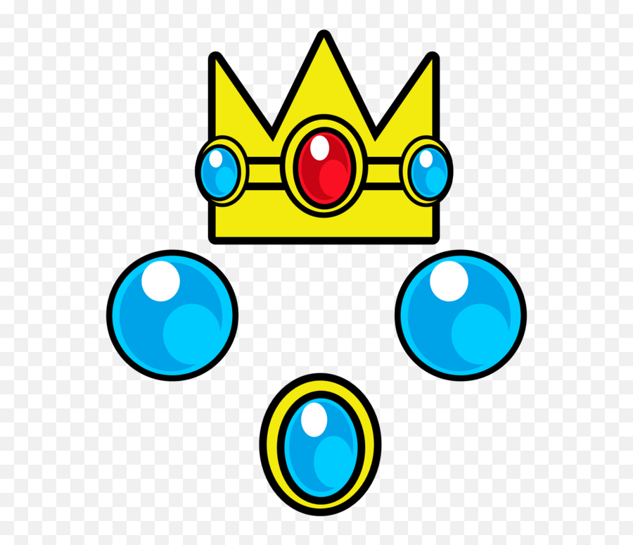 Super Mario Peach Crown Png Image With - Princess Peach Crown Png Emoji,Peach Clipart