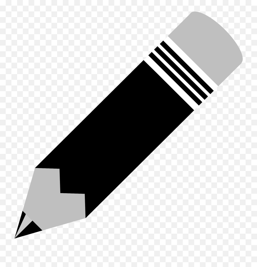 Pencil Clipart Free Download Transparent Png Creazilla Emoji,Pencils Clipart Black And White