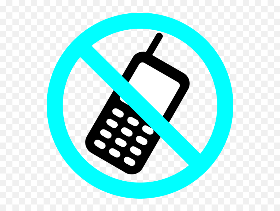 No Cell Phone Clipart Free - Handphone Emoji,Phone Clipart