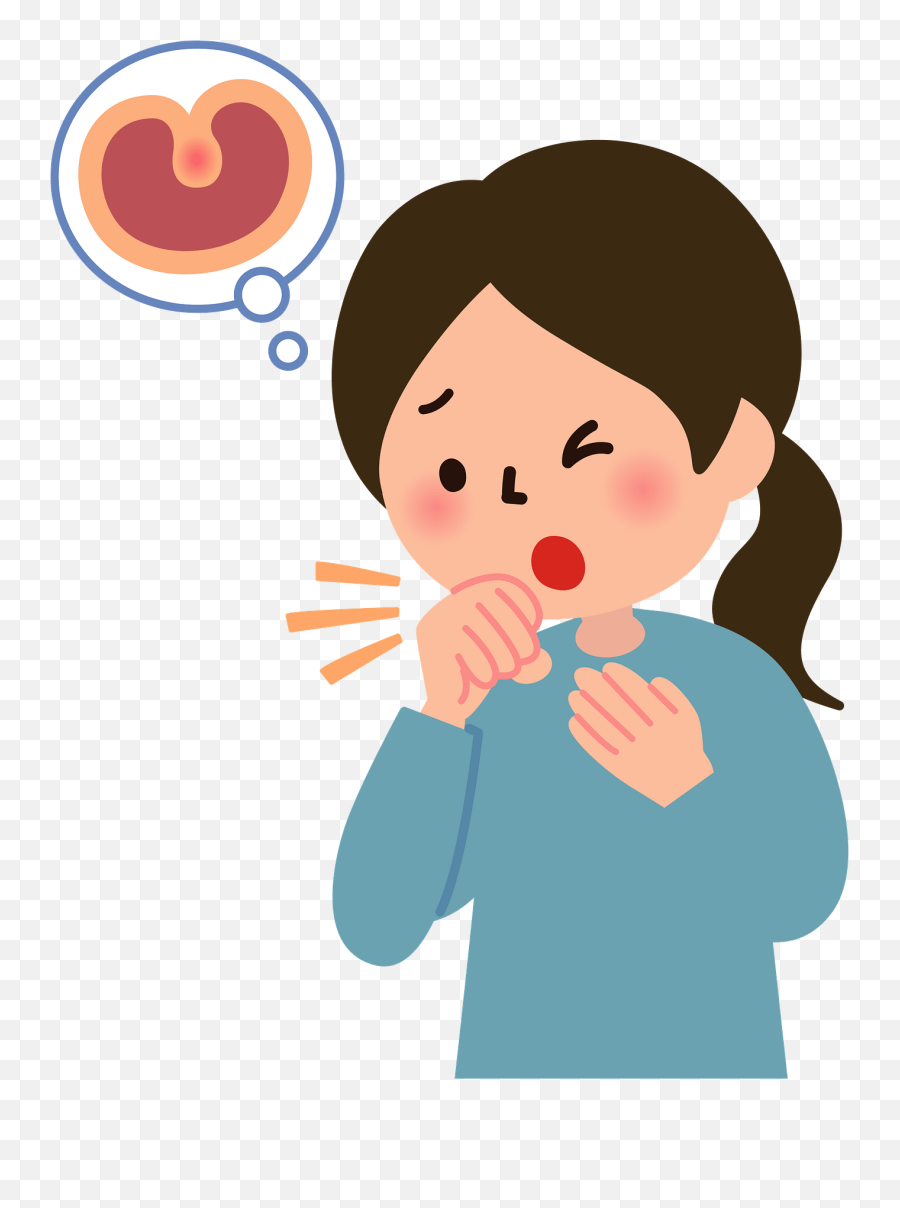 Woman Sick With Sore Throat And Cold Clipart Free Download - Cough Emoji,Cold Clipart