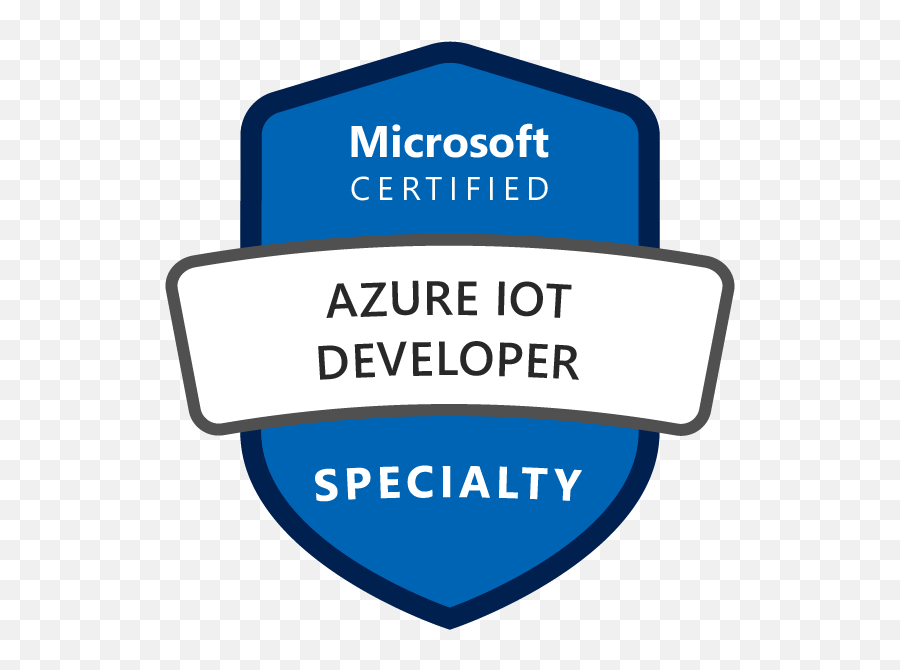 Microsoft Certified Azure Iot Developer Specialty - Credly Emoji,Microsoft Png