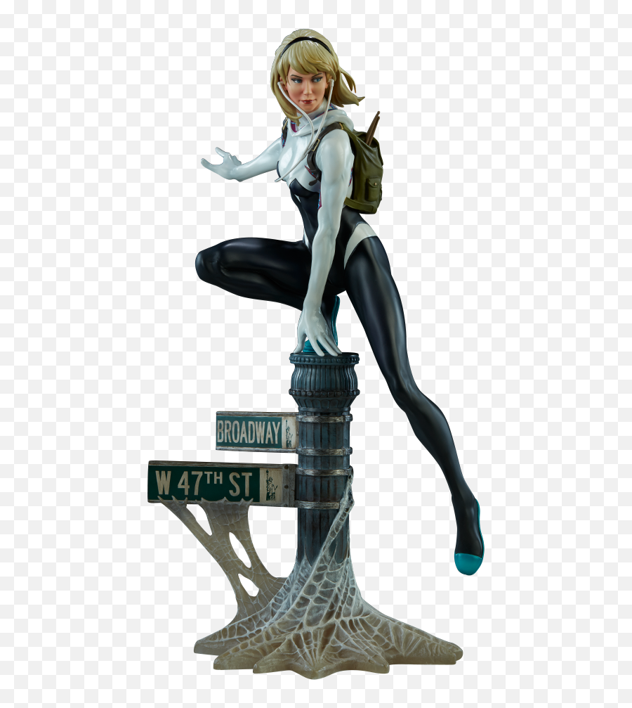 Marvel Spider - Spider Gwen Marvel Statue Emoji,Spider Gwen Logo