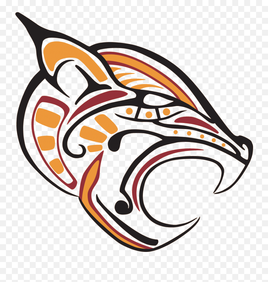 Download Png Black And White Library - Native American Symbol For Bobcat Emoji,Bobcat Clipart