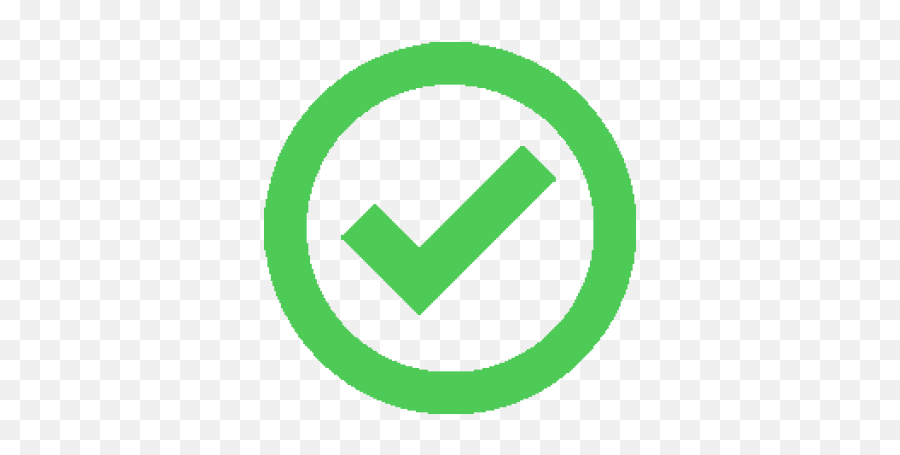 Green Check Mark Free Png Image - Green Check Png Emoji,Check Mark Png