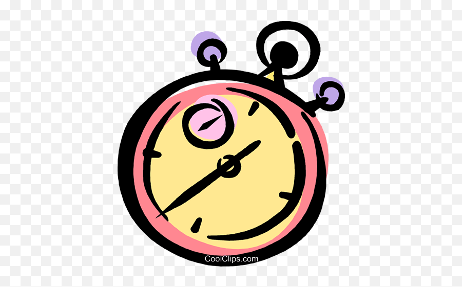 Download Stopwatch Royalty Free Vector - Stoppuhr Clipart Emoji,Stopwatch Clipart