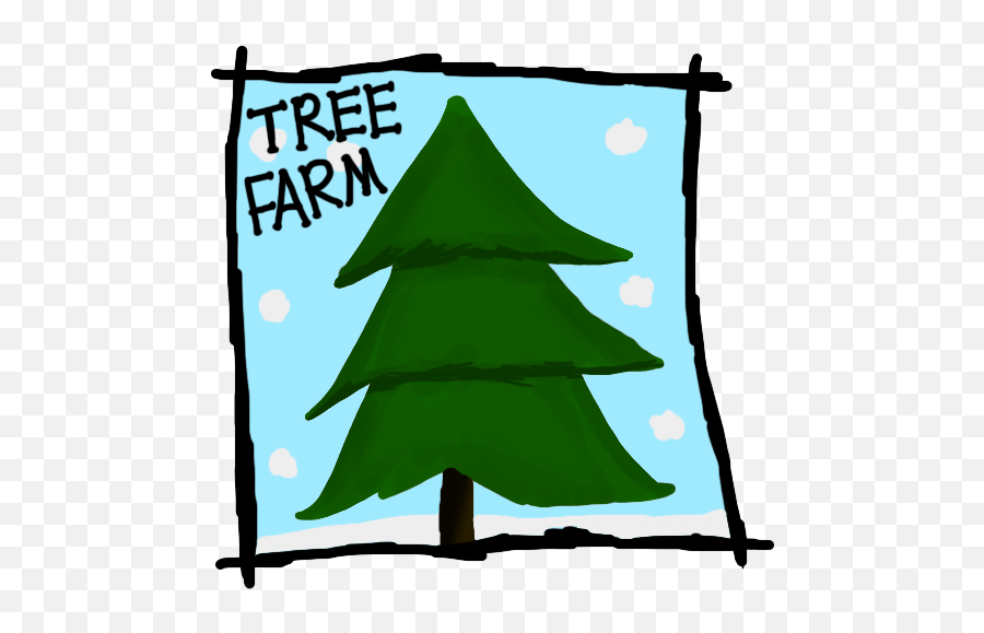 Christmas Tree Farm Clipart - Christmas Tree Full Size Png Vertical Emoji,Farm Clipart