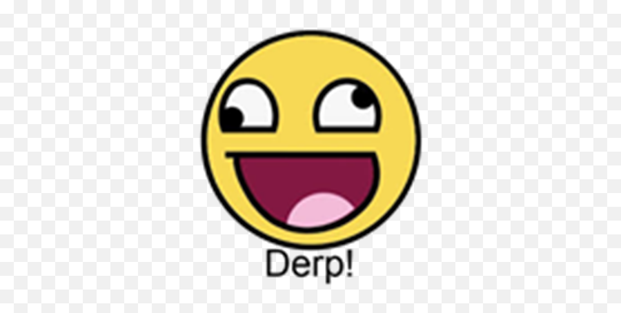 Download Amazing Meme Faces Text Derpy - Roblox Smiley Yellow Face Emoji,Roblox Face Transparent